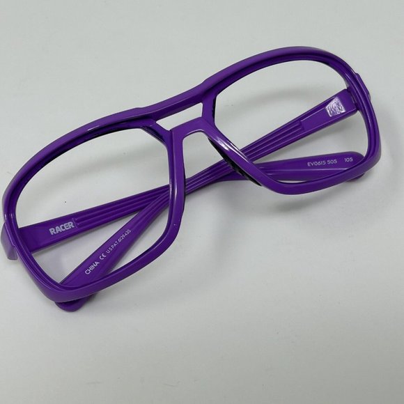 Nike Racer EV0615 505 violet 62-15 Sunglasses frame only color transfer stains main image 11